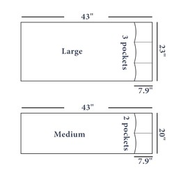 CEYISZHU Thick Leathaire Armrest Covers for Armchair and Sofa Remote Control Magazine Storage Couch Arm Cover Non Slip (Blue,Large)