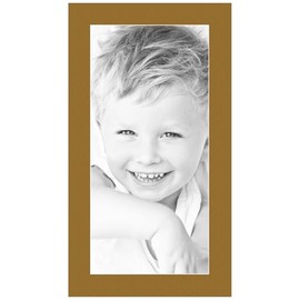 9x19 Classic Gold/El Dorado Custom Mat for Picture Frame with 5x15 opening size (Mat Only, Frame NOT Included)