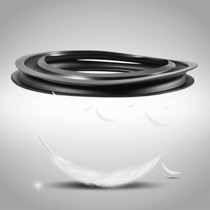 2pcs 6"/156mm Black Speaker Rubber Foam Edge Surround Ring Speaker