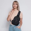 Banelu Crossbody Sling Backpack Bag, Small Chest Bag Daypack Fanny