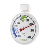 WHAMVOX High Precision Refrigerator Thermometer Freezer Temperature Gauge Hygrometer Easy