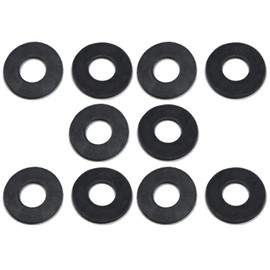 fiXte Washing Machine Hose Flexible Rubber Washers Seals 25mm (1") External Diameter 11mm Internal Diameter (10)