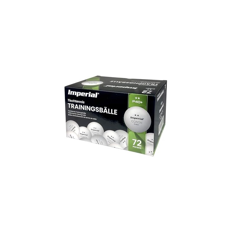 Imperial Coach P40+ 2-Star Table Tennis Ball | Plastic Ball