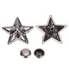 50 Sets Star Decorative Rivets Durable Star Shape Belt Rivet