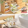 DOMNIU 2 Pack Pull Out Cabinet Organizers Expandable (13''-19''), Plastic