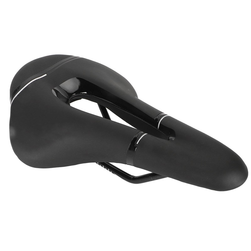Bicycle Saddle Hollow Breathable Shock Absorbing Height Adjustable Prevent Slip