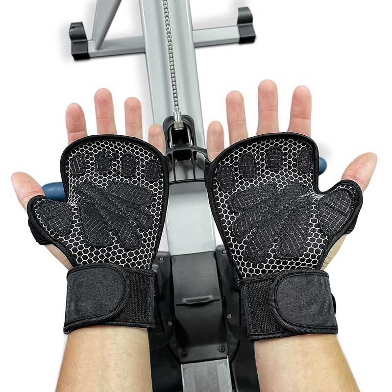 2K Fit Rowing Machine Gloves (Large) - Perfect Rowing Grips