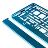 AMiO License Plate Holder Turquoise