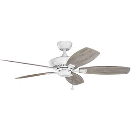 Kichler 300117MWH, Canfield Matte White 52" Ceiling Fan