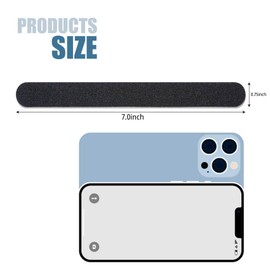 5 Nail Files 100/180 Grit Nail File Double Sided Professional Nail File Manicure Pedicure Tools and Nail Buffer File