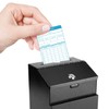 Flexzion Suggestion Box with Lock Wall Mounted Multi-Purpose Donation Ballot