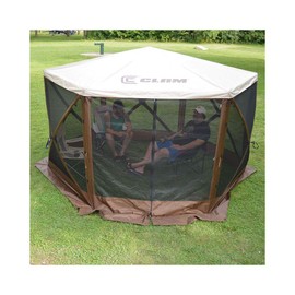 CLAM Quick-Set 12877 Outdoor Rain-Resistant Portable Escape/Sky Screened Gazebo Canopy Tent Rain Fly Tarp Cover Accessory Only, Tan