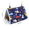 Warm Bird Nest Soft Thickened Foldable Bird Hanging Bed Toy