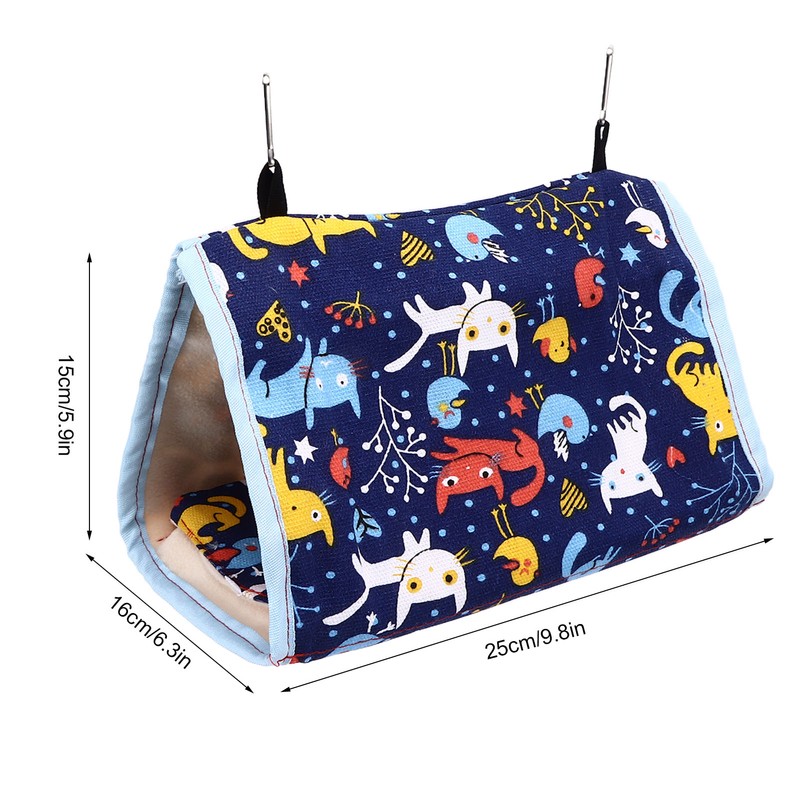 Warm Bird Nest Soft Thickened Foldable Bird Hanging Bed Toy