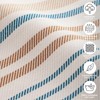 GAMUSI Fouta Pareo Beach Towel Light Stripes 90 x 180