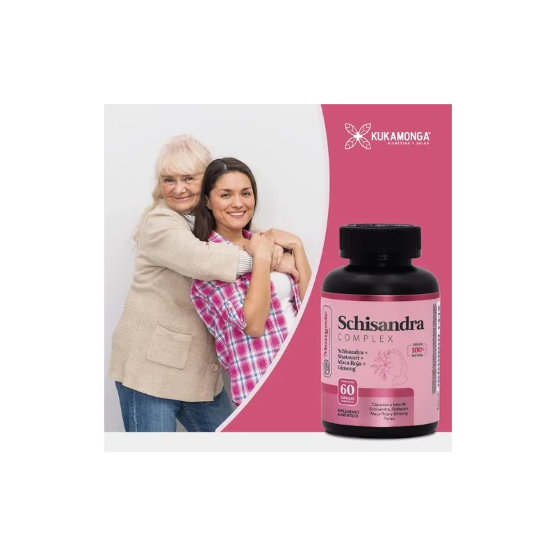 Raíz De Shatavari Y Schisandra Complex 60 Capsulas De 500