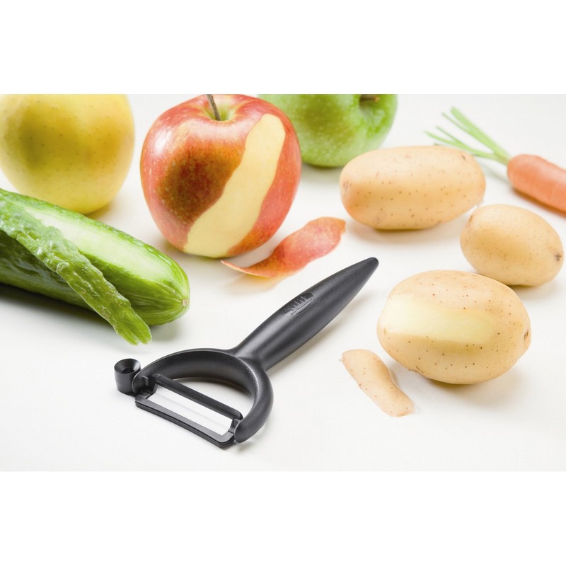 Silit 2141240327 Ceramic Peeler Plastic Black