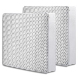 Ktxaby 2Pcs RV Skylight Insulator,Universal RV Vent Insulator and Skylight Covers with Reflective Surface,Skylight Shade Energy Savings Sunroof Fits 14x14 Inch Standard RV Vents(14x14x2.8 in)