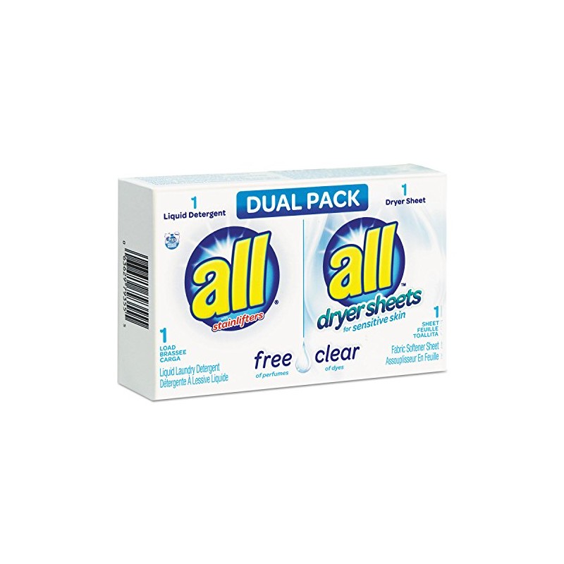 Liquid Laundry Detergent/Dryer Sheet Dual Vending Pack VEN2979355