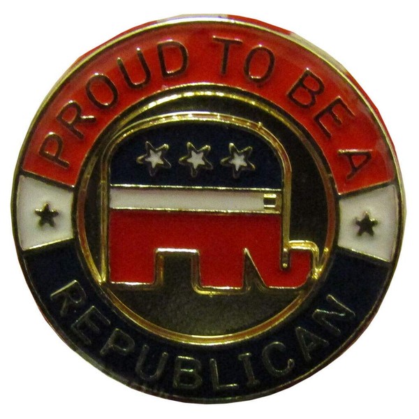 JumpingLight Proud to Be A Republican Elephant Round Motorcycle Hat