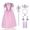 Sincere Party Girls' Princess Rapunzel Inspired Costume with Accessories, 7-8