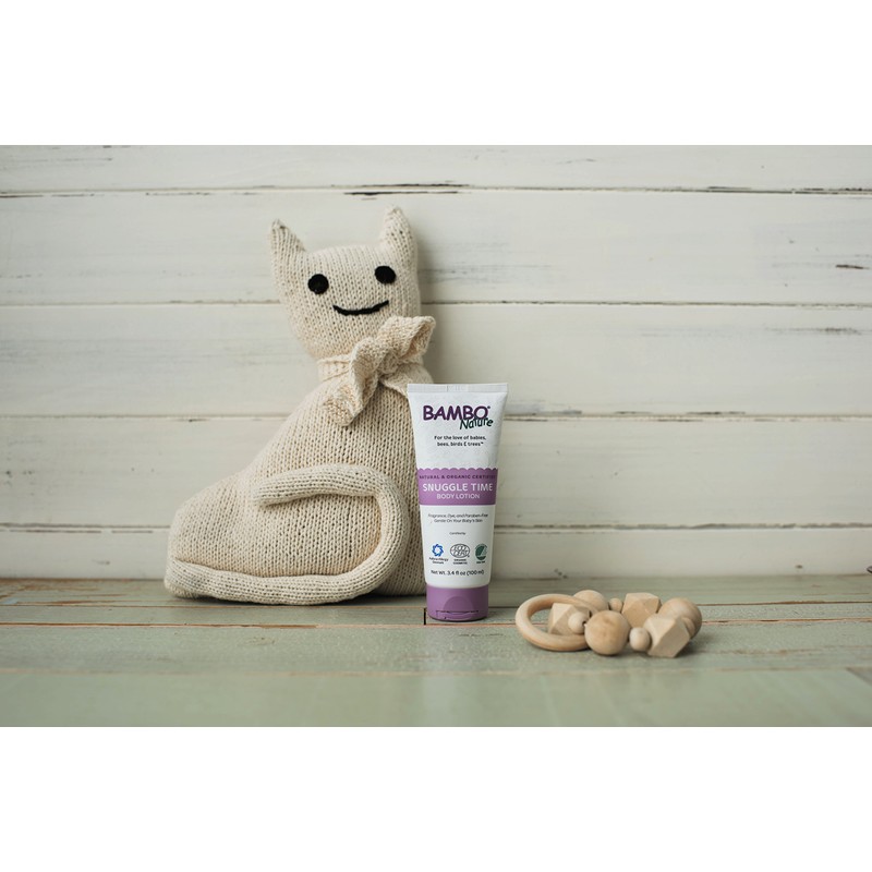 Bambo Nature Snuggle Time Body Lotion, 3.4 fl oz Tube,