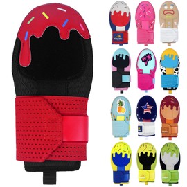 Sliding Mitt, Baseball Sliding Mitt Youth, Protective Baserunning Sliding Gloves, Baseball Protective Equipmen (Red,Black, Youth)