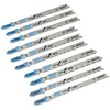 Bosch Professional 10 pcs. Basic for Metal Jigsaw Blade Set