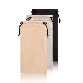 Sunglass Pouch Case 3 Pack - Glasses Microfiber Pouch Eyeglass Holder Bag