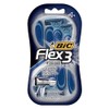 Bic Flex 3 afeitadora para hombre, 4 unidades (2 paquetes)