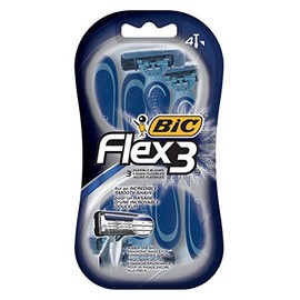 Bic Flex 3 afeitadora para hombre, 4 unidades (2 paquetes)