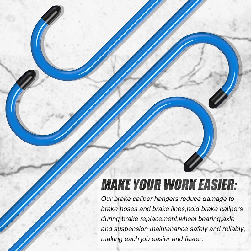 Bac-kitchen 4 Pcs Brake Caliper Hangers Brake Caliper Hooks with