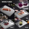 Laokiiy Titanium Cutting Boards For Kitchen, 100% Pure Cut Titanium