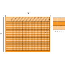 SHAPES ETC. Horizontal Chart Set of 7