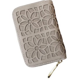 Frog Flag Women's Card Case, Large Capacity, Wallet, Compact Card Slot, Card Holder, gray