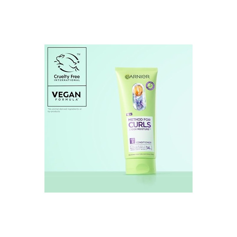 Garnier Conditioner For Curly Hair And Coils, Method For Curls