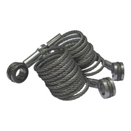 Zrbectay New 2 Pack 41.5" Hood Restraint Cable L92-6017-1065 Compatible with 384 388 389 Trucks