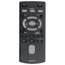 Vinabty New Replaced Remote Control RMX211 RM-X211 Fit for Sony CAR Stereo CXS-52FQU DSX-A30E WX-GT80UE CDX-DAB500A CDX-DAB500U CDX-G1000U CDX-G1000UE CDX-G1001U
