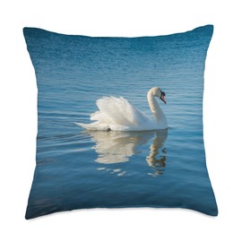 Swan Throw Pillow