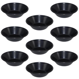 Urxirha 9PCS Egg Tart Molds 3-Inch Pastel de Nata Tins, Carbon Steel Egg Trat Tins, Mini Tart Pans for Pastry Baking