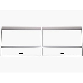 H2Pro 36" Glass Canopy, 2PCS Set ONLY FITS SEAPORA & DEEP Blue & Aquarium Masters Brand 40gal Breeder (16.93 x 16.54 x 0.16in) (S36GT)