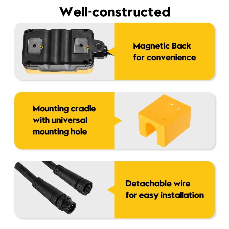 briidea Dump Trailer Remote Control Switch, Briidea 4 Wire 12V
