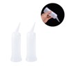 BIUDECO 5pcs Hairdressing Scale Applicator Bottles Graduated Measurement Small Shampoo