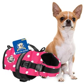 Fido Pet Products Doggy Life Jacket, 2X-Small, Pink