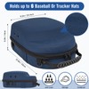 Livememory Travel Hat Case - Hard Hat Box for Baseball