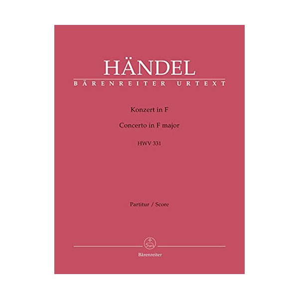 Concerto in F major HWV 331 (Full Score)