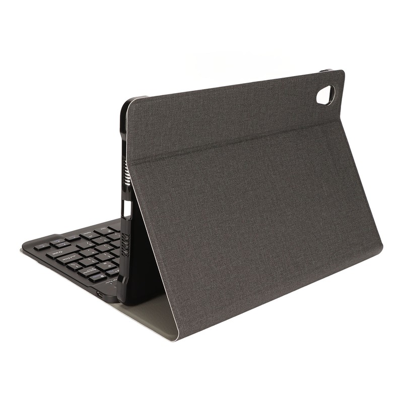 Keyboard Leather Case Set Portable Slim Wireless Keyboard Case with