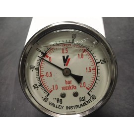 VALLEY INSTRUMENTS 2140GXBVAC30 VALLEY INSTRUMENTS PRESSURE GAUGE  NEW