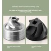 Manual Coffee Grinder – Stainless/Ceramic Burr 25 g, 8-Level Hand