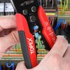 TOPEX 260-Piece Wire Stripper Self-Adjustable Crimper Plier Set Terminals Wire